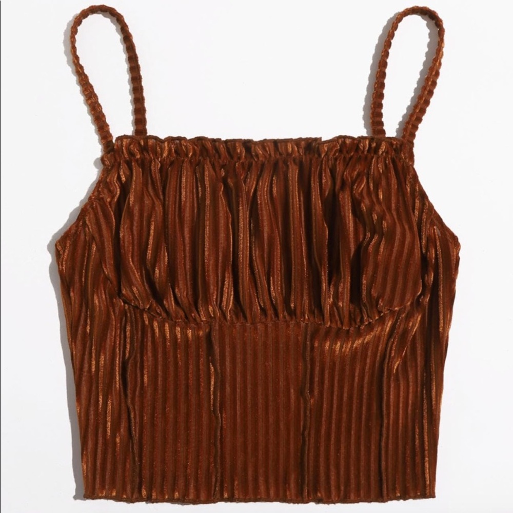 Ribbed crop top